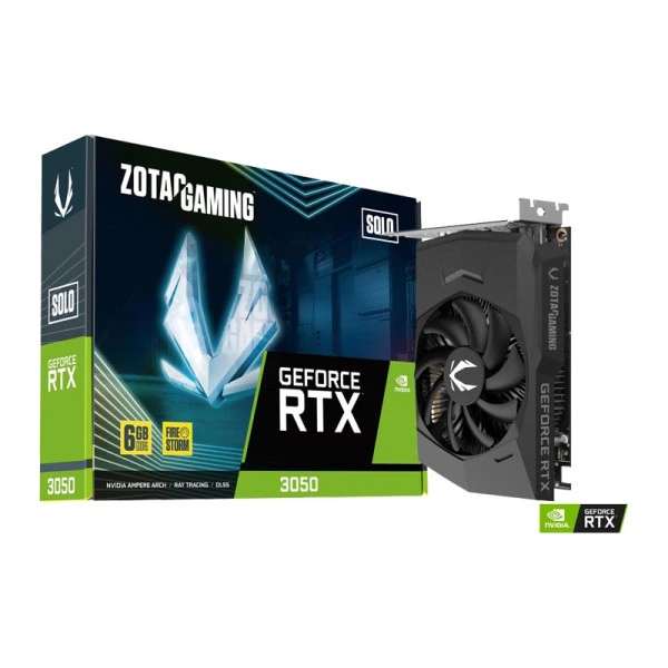 ZOTAC GAMING GeForce RTX 3050 6GB GDDR6 SOLO graphics card