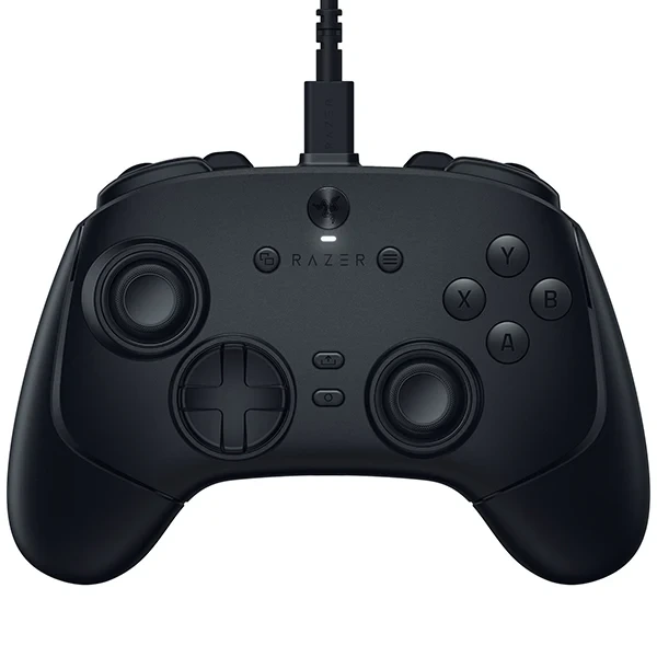 Razer Wolverine V3 Tournament Edition 8K controller, black, with ergonomic grips and advanced buttons.