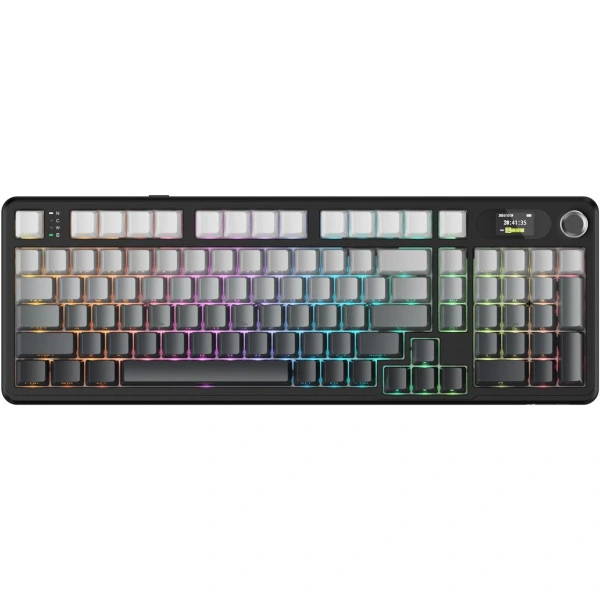 ATTACK SHARK X98 PRO Wireless Blueberry Switch keyboard in Moonlit Night theme.
