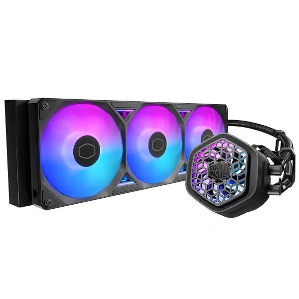 Cooler Master MasterLiquid 360 Atmos II VRM ARGB Noir AIO CPU liquid cooler with fans