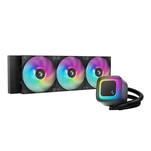 DeepCool LE360 V2 (Black) 360mm All-In-One Liquid CPU Cooler with RGB pump