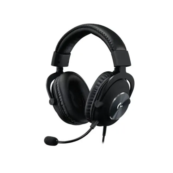 Logitech G Pro X SE Gaming Noir wired gaming headset with detachable mic and black earcups.